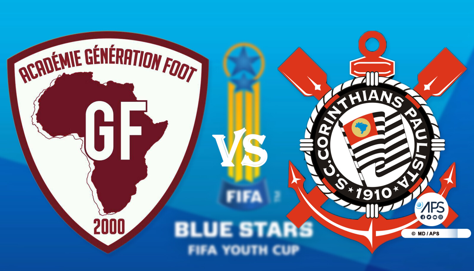 Blue Stars/FIFA Youth Cup 2023 : Génération Foot affronte Corinthians en demi-finale 
