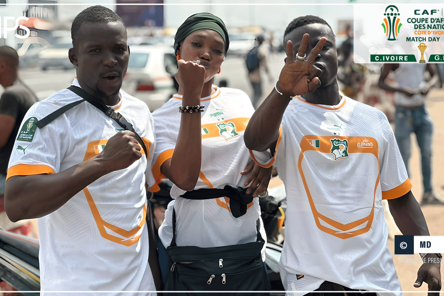 Yamoussoukro : des supporters confiants et surexcités font monter l’ambiance