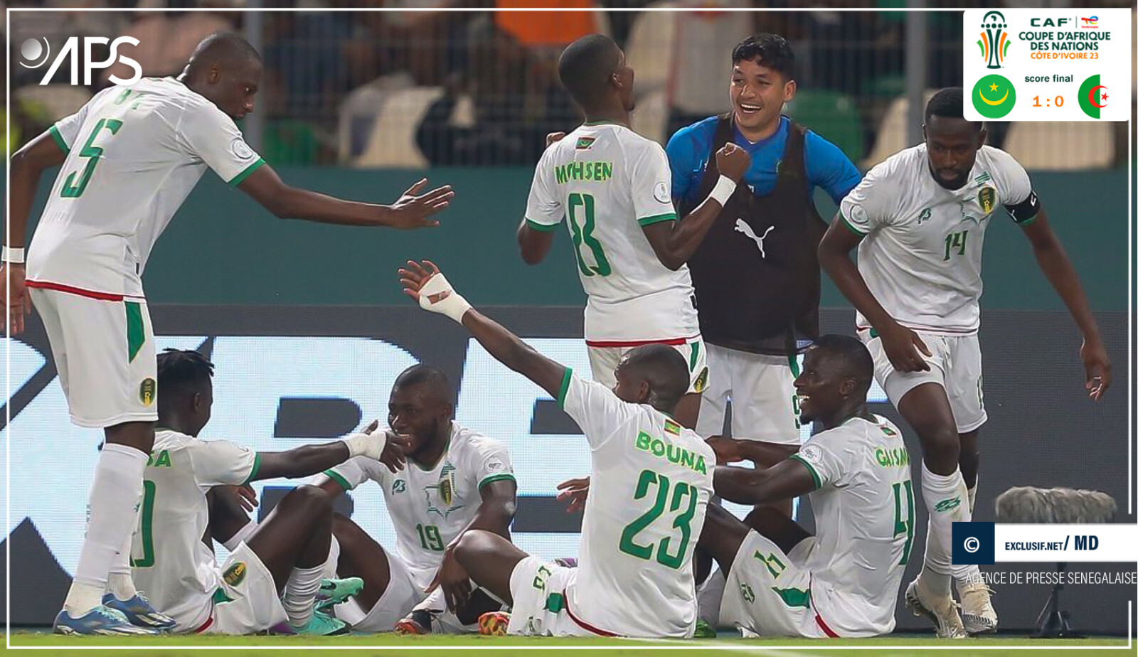 CAN : la Mauritanie en huitièmes de finale