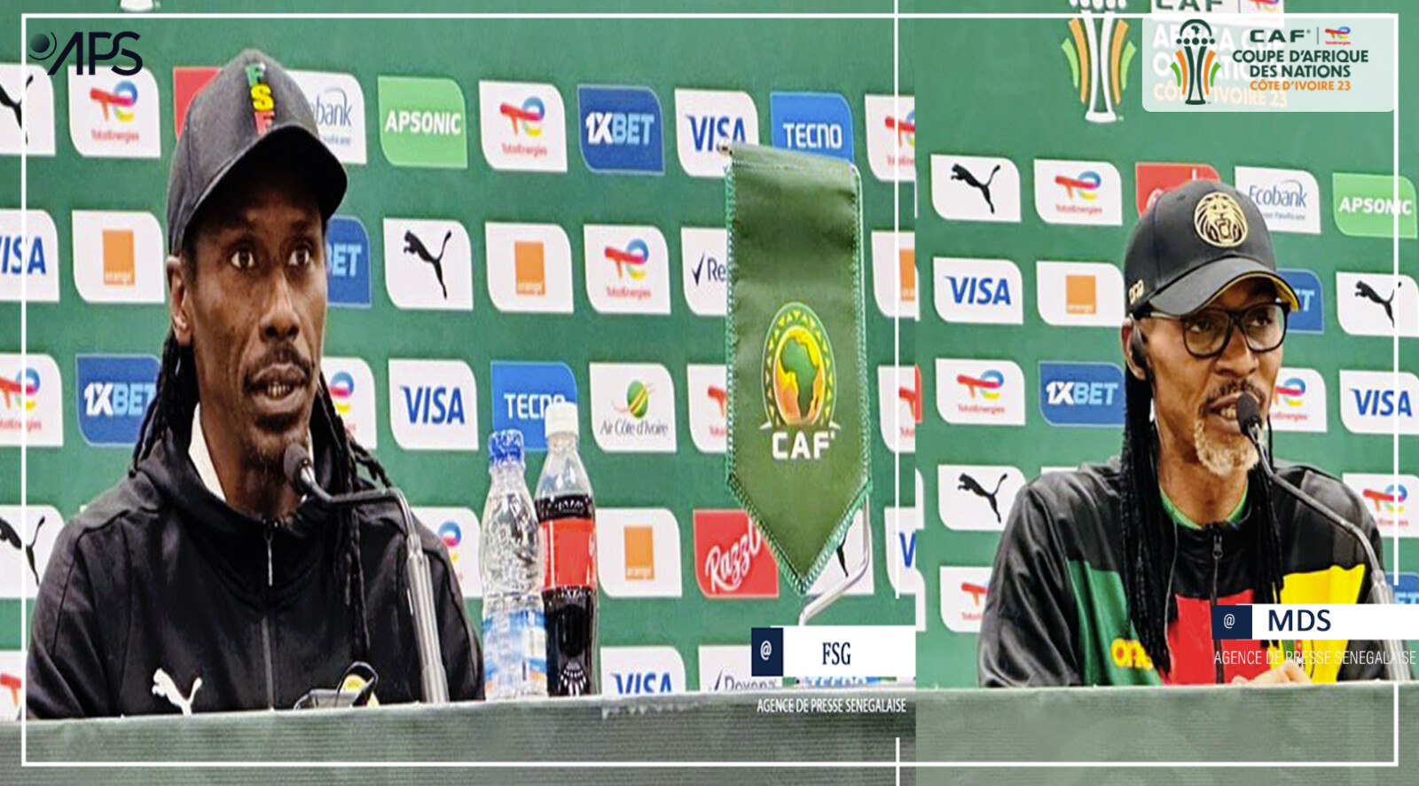 CAN 2023 : un échange de compliments entre Cissé et Song