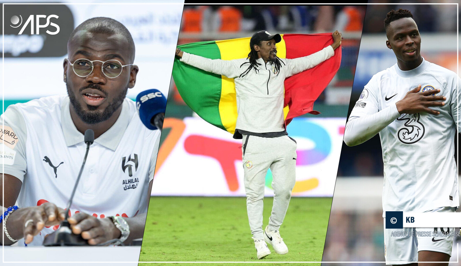 Koulibaly, Mendy et Mané rendent hommage à Aliou Cissé
