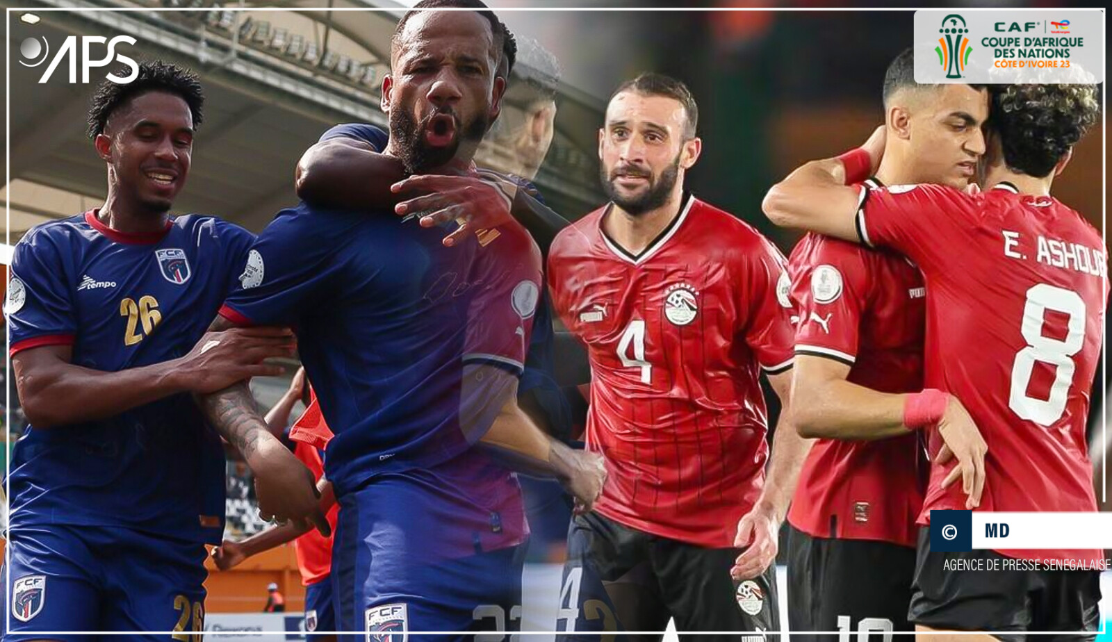 CAN 2023 : le Cap-Vert et l'Egypte qualifiés en huitièmes de finale