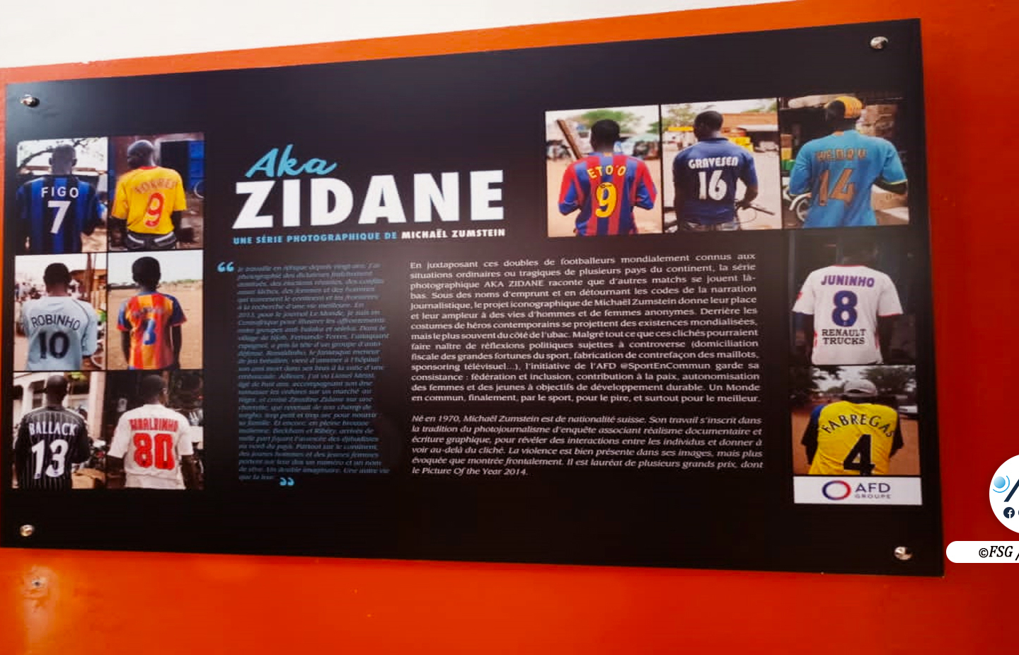 La Maison des cultures urbaines de Ouakam accueille l’exposition ”AKA Zidane” du photojournaliste Michaël Zumstein