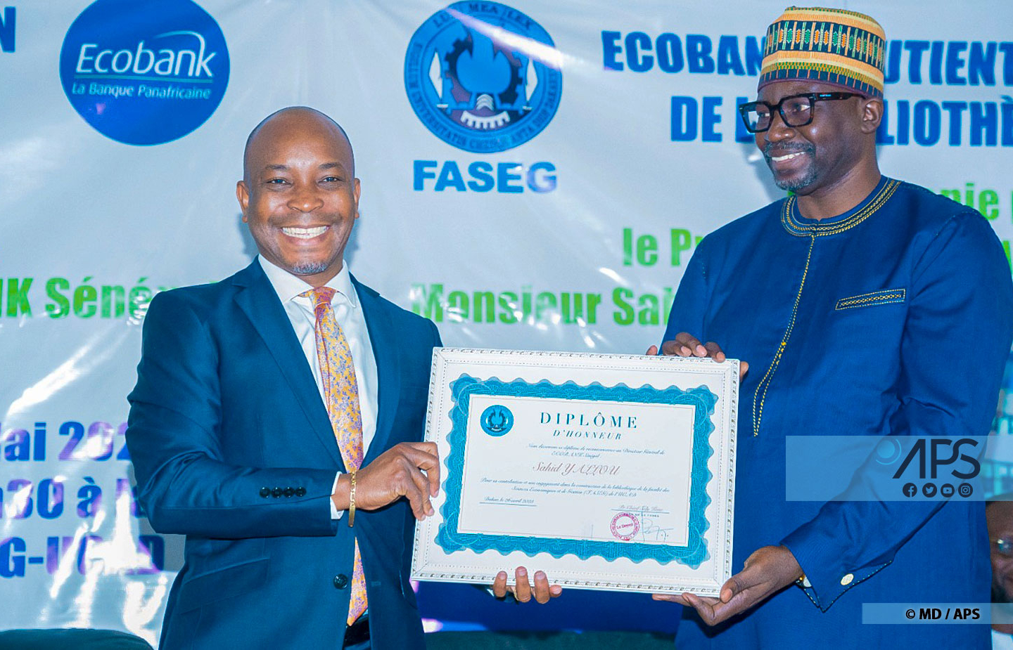 Ecobank Sénégal contribue au financement d’une bibliothèque à l’UCAD