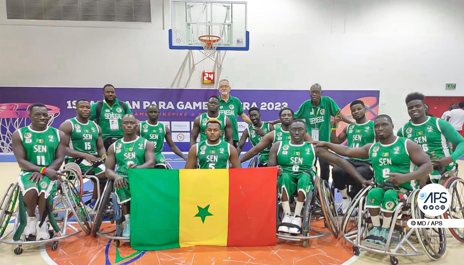 Jeux paralympiques d’Accra : les Lions s'envolent en demi-finale