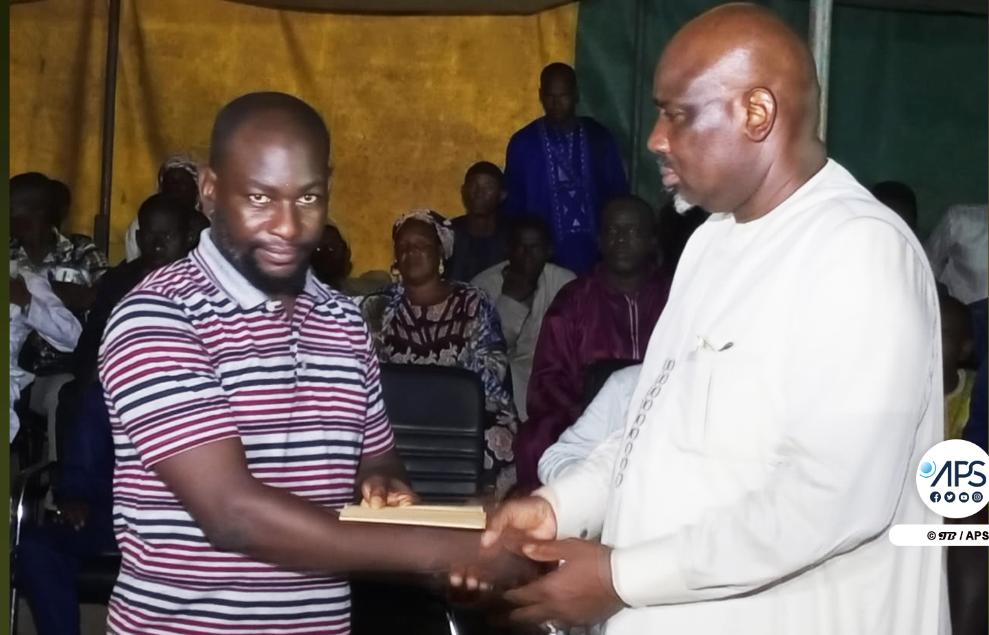 La mairie des Agnam remet une subvention aux associations sportives et culturelles