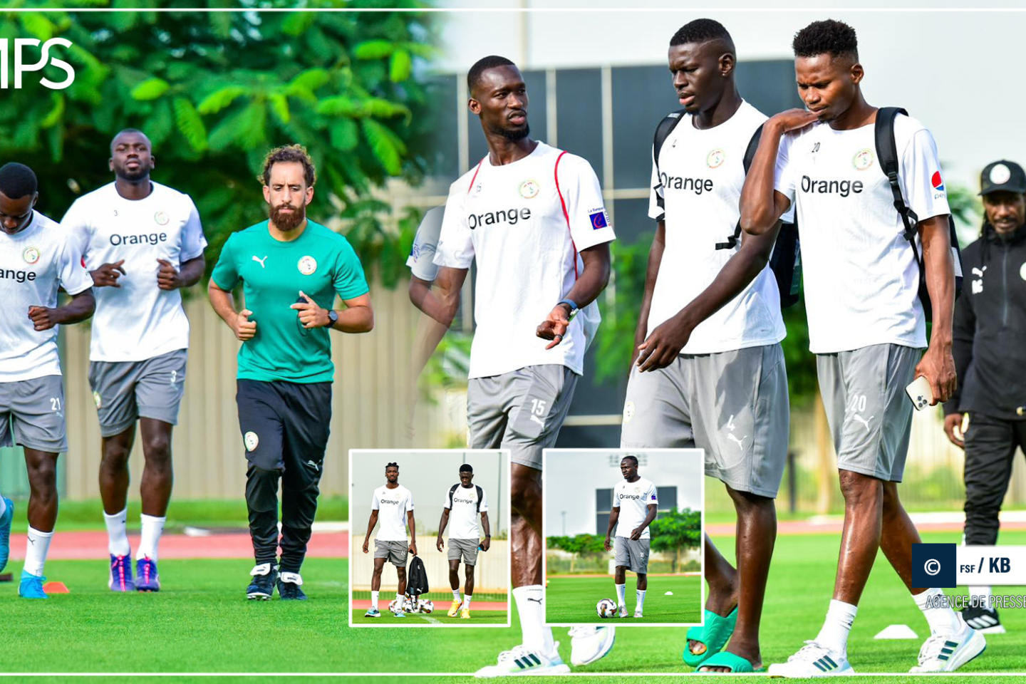 Eliminatoires CAN 2025 : douze joueurs présents à la première séance d’entraînement des Lions