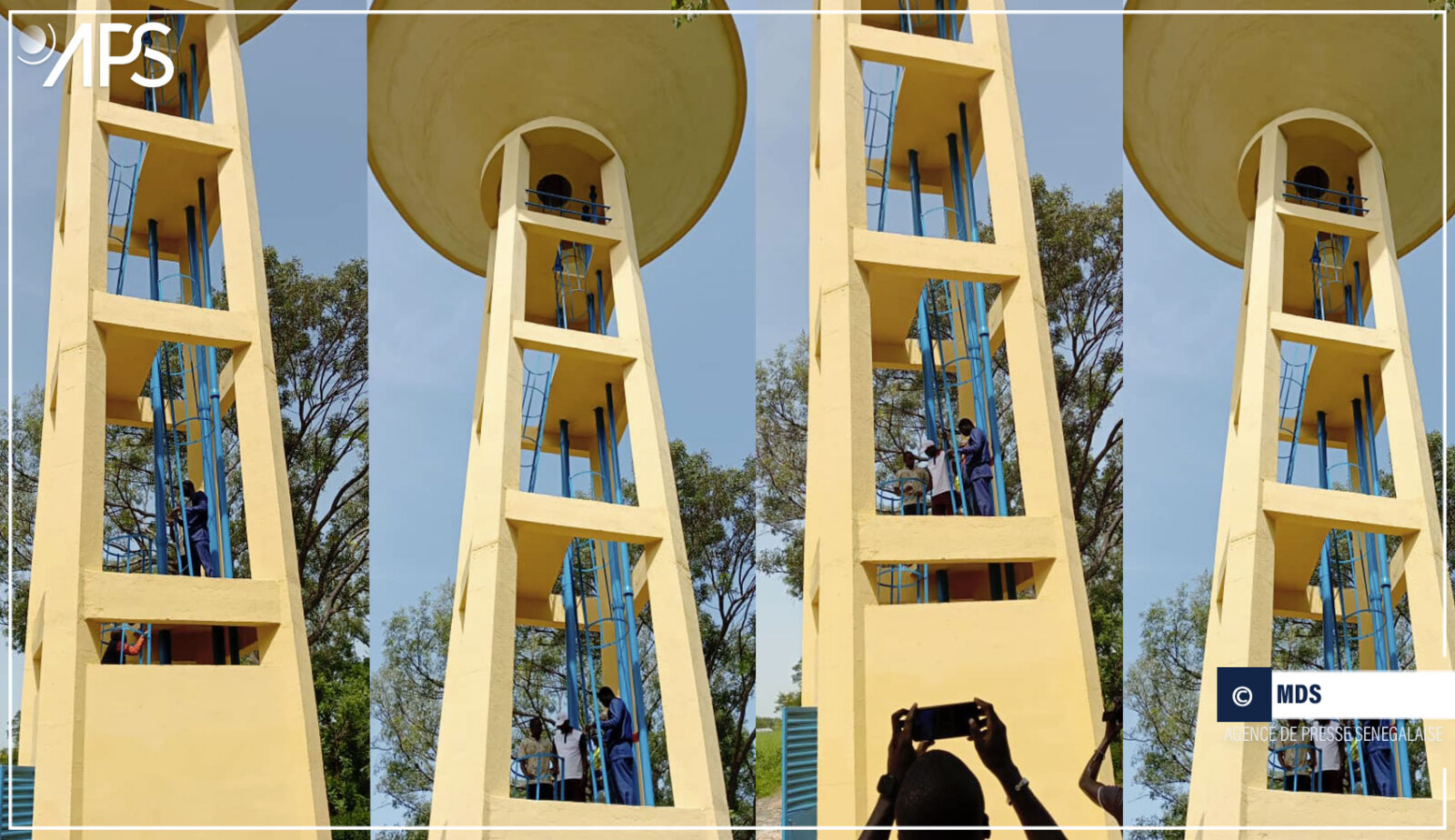 Sédhiou : un château d'eau réceptionné à Diendé