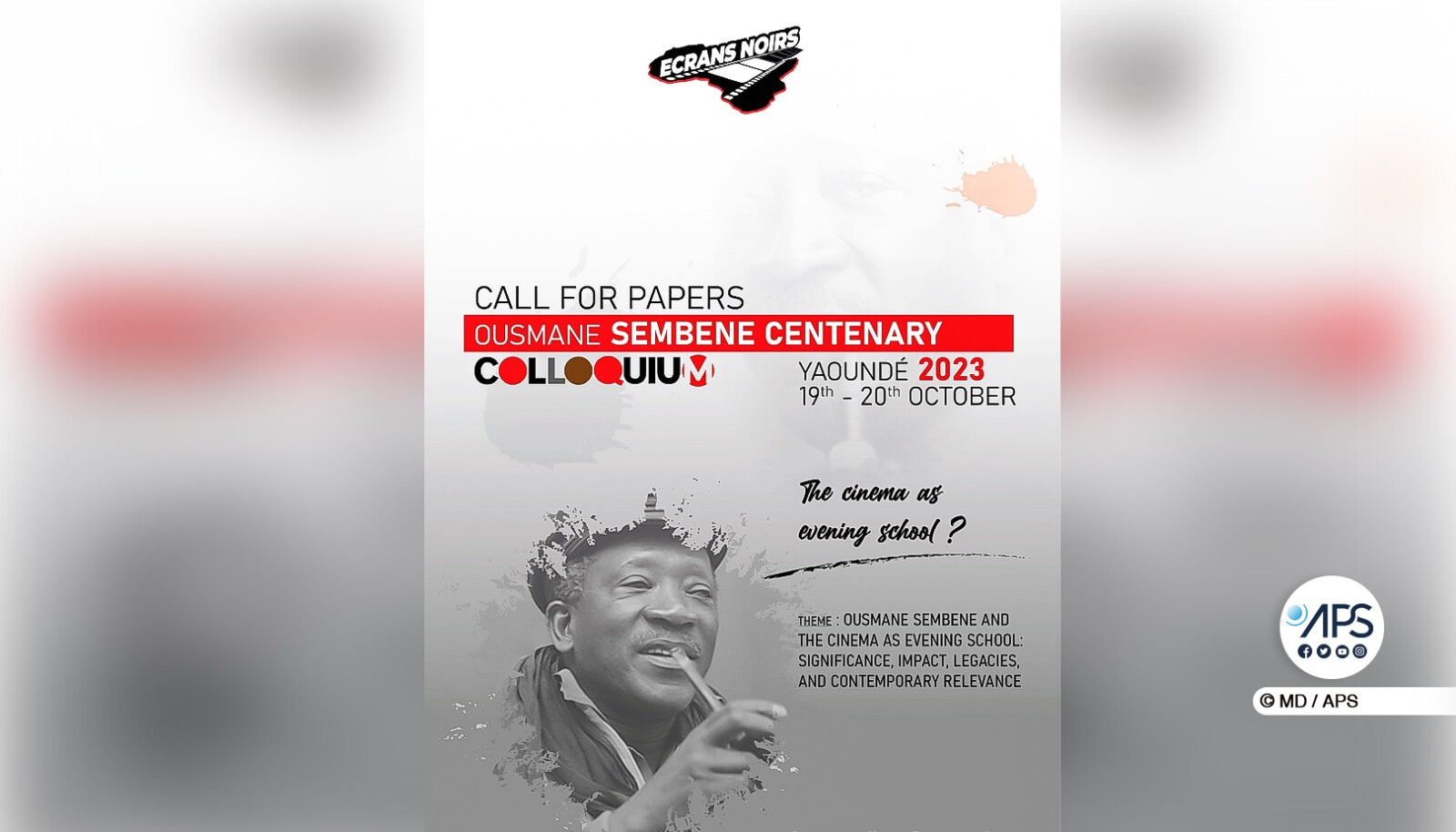 Le centenaire de la naissance d'Ousmane Sembène au menu d'un colloque à Yaoundé en octobre