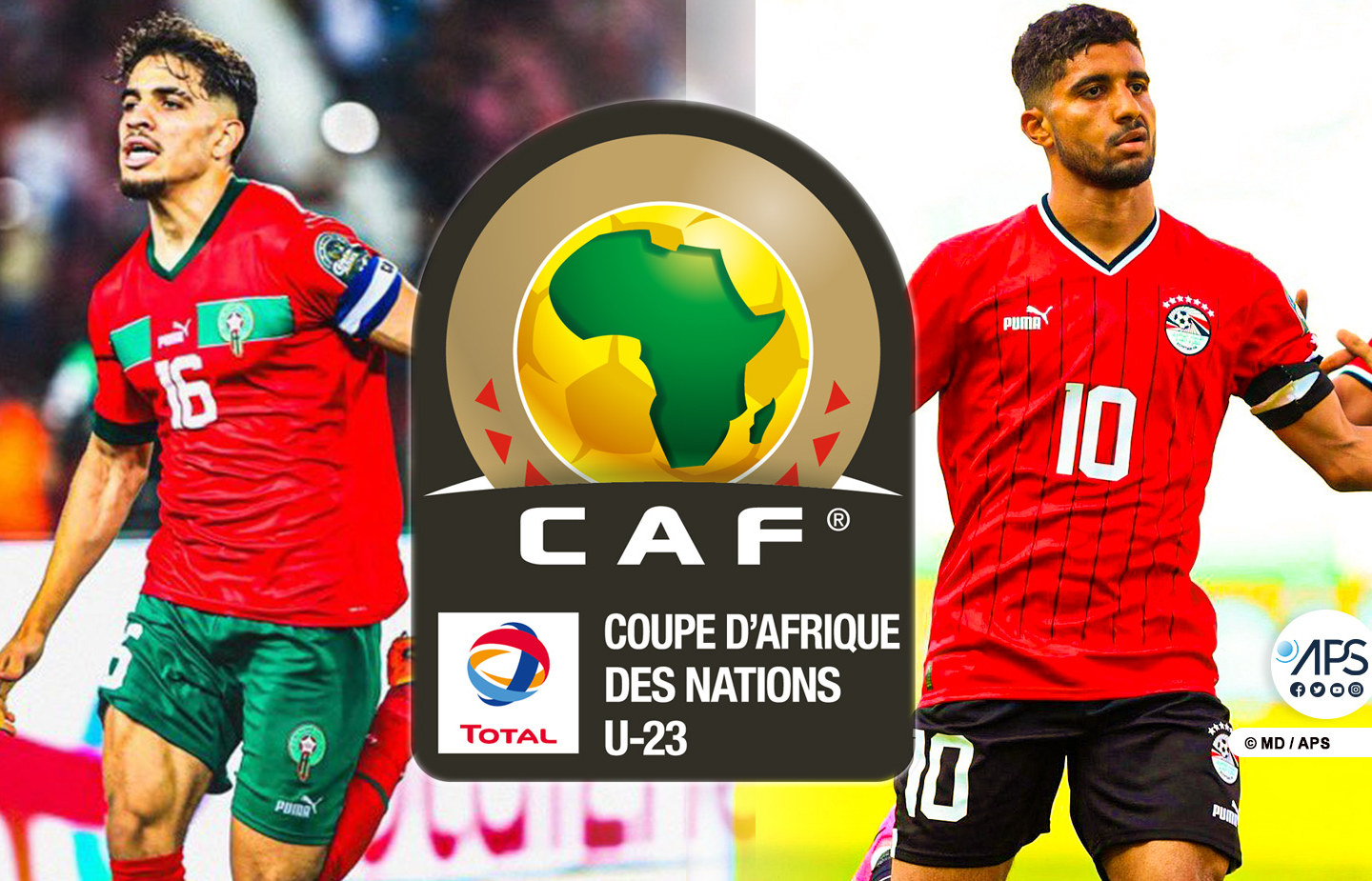CAN U23 : Maroc-Egypte, une finale historique entre deux équipes motivées