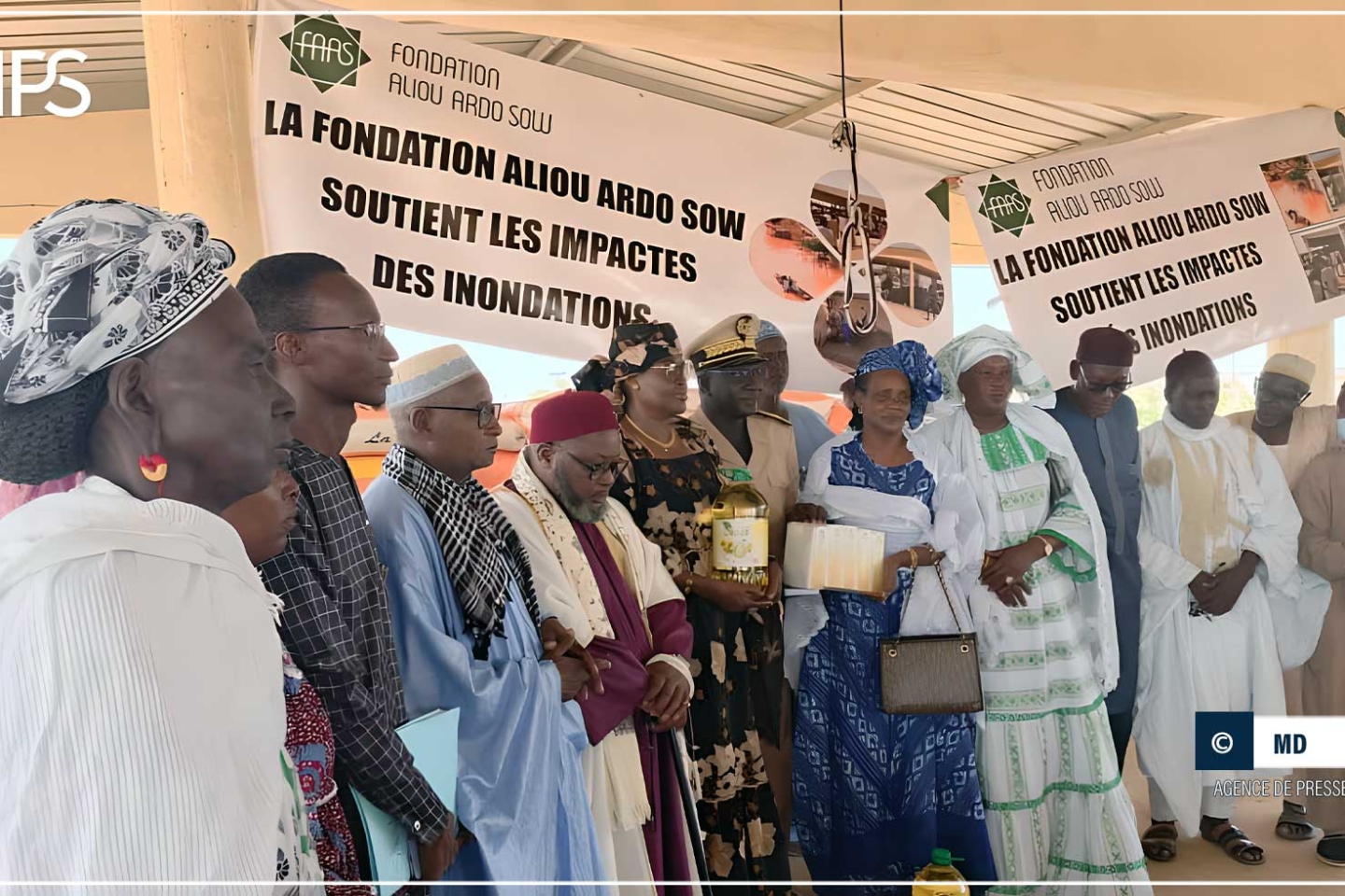 Ndiayène-Pendao : des denrées alimentaires remises aux familles touchées par la crue du fleuve Sénégal  
