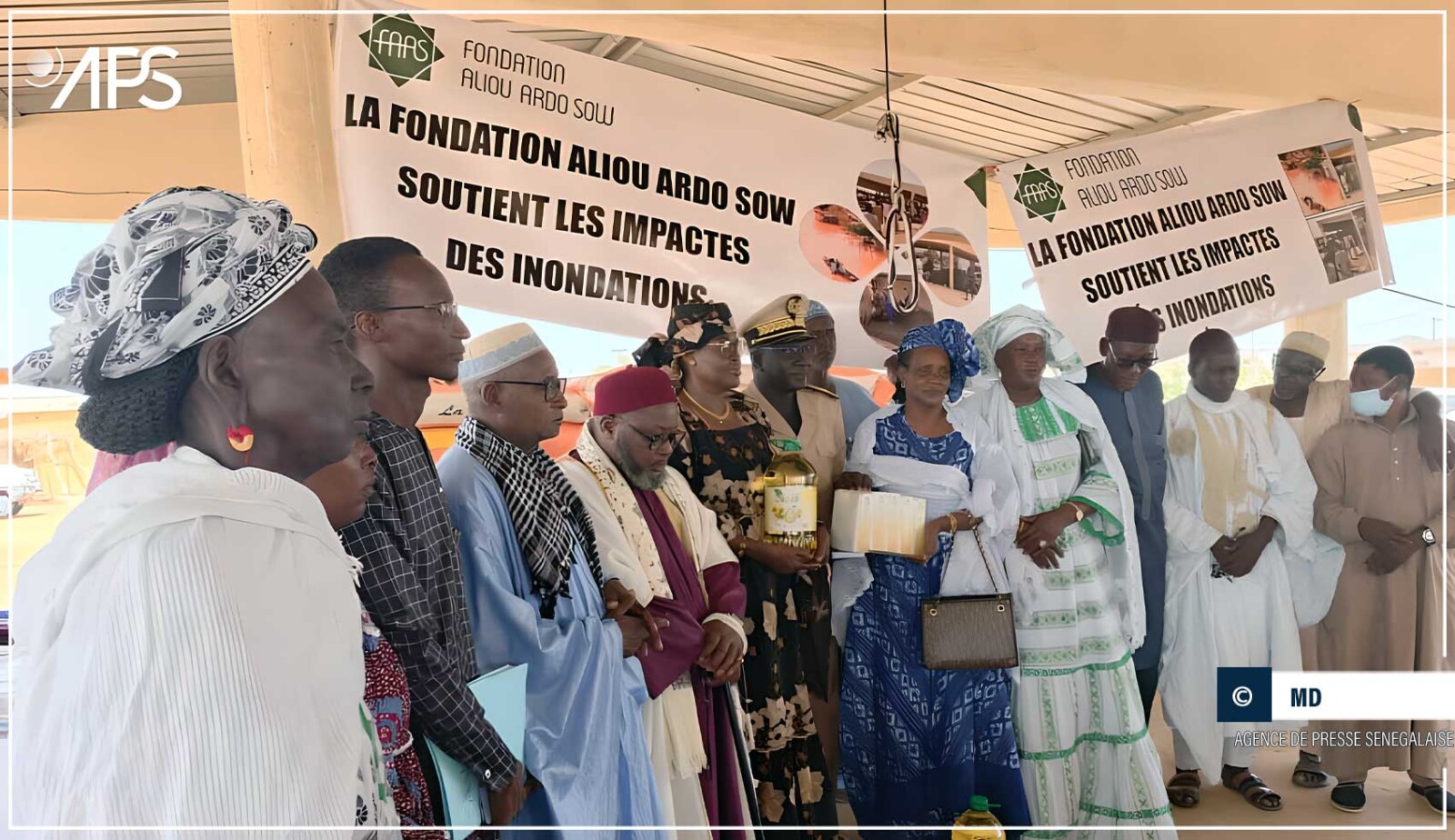 Ndiayène-Pendao : des denrées alimentaires remises aux familles touchées par la crue du fleuve Sénégal  