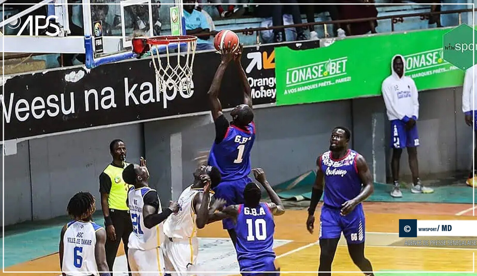 Coupe du Sénégal de basketball : chez les hommes, GBA bat l’ASVD en demi-finale aller, 57-52