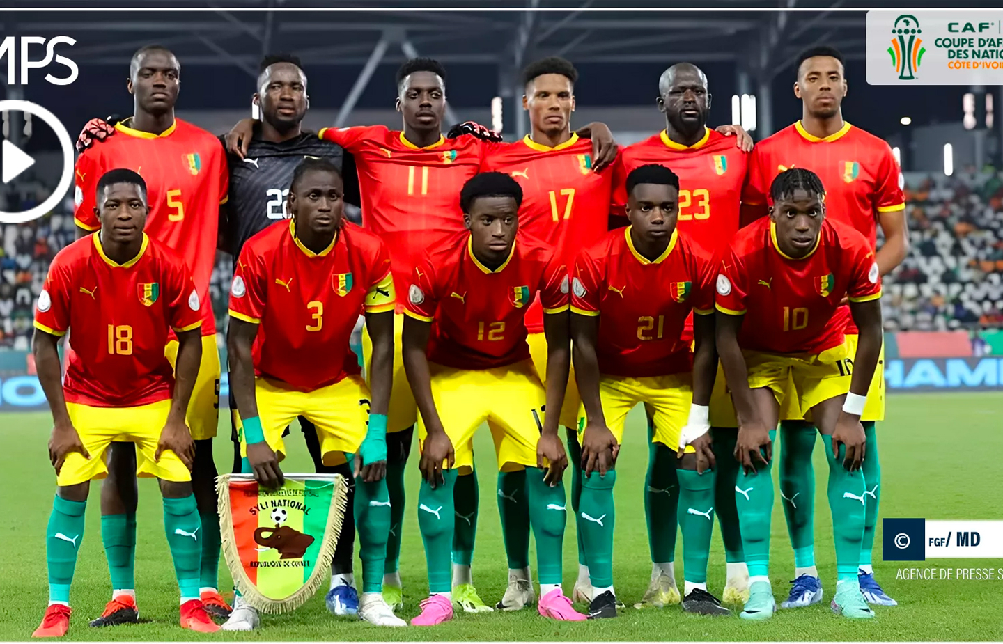 CAN : la Guinée veut prendre la première place du groupe C
