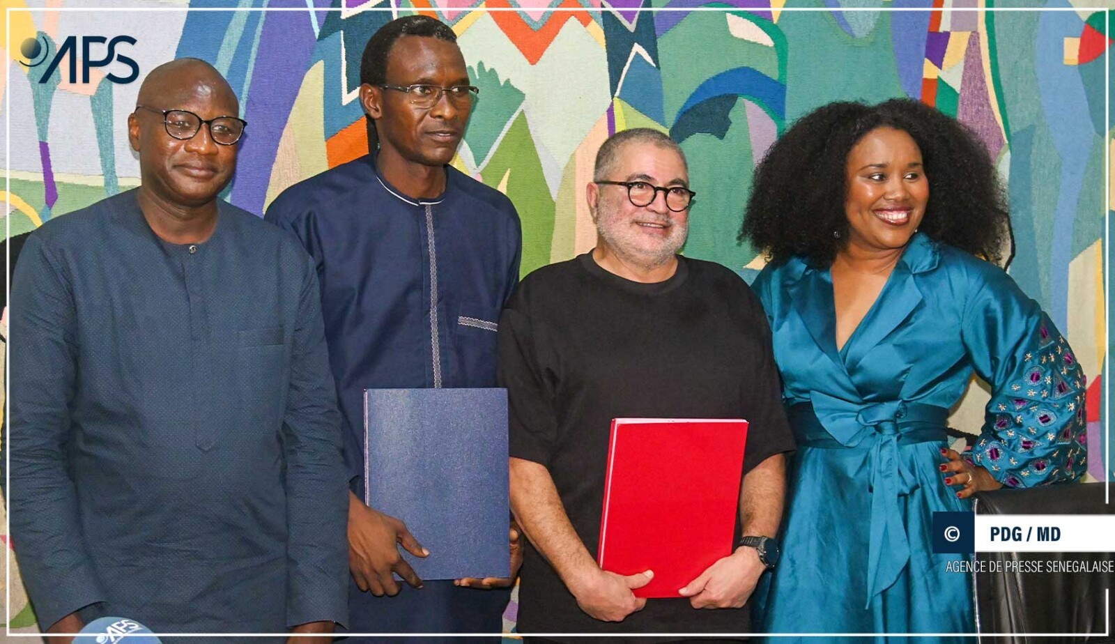 L’IFAN et la fondation ''Mahi Binebine'' nouent une convention pour la donation d’une œuvre d’art