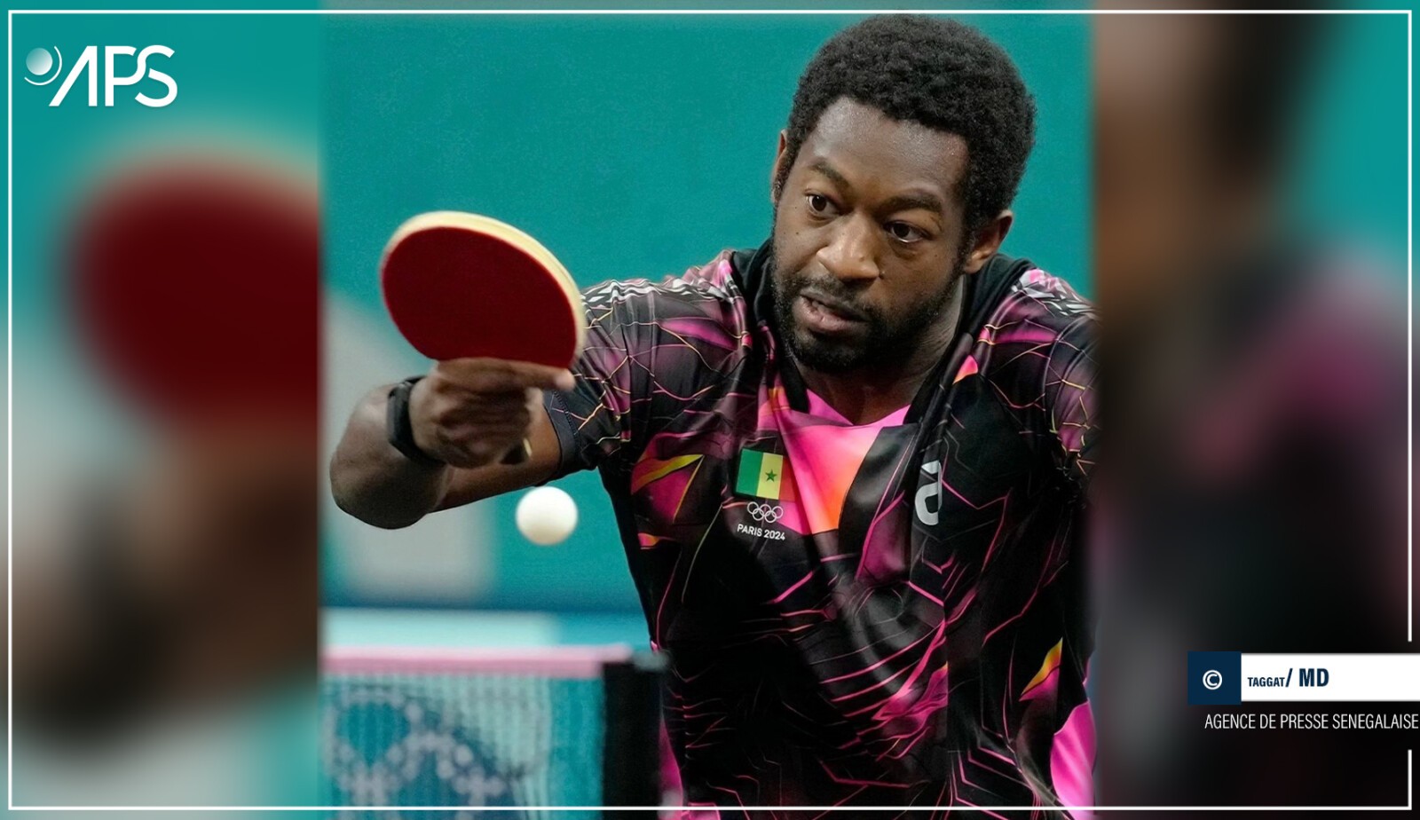 JO Paris 2024 : le Sénégalais Ibrahima Diaw se qualifie pour les 32es de finale du tennis de table