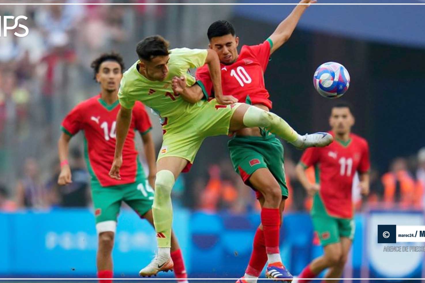 JO : le Maroc battu par l’Espagne en demi-finale