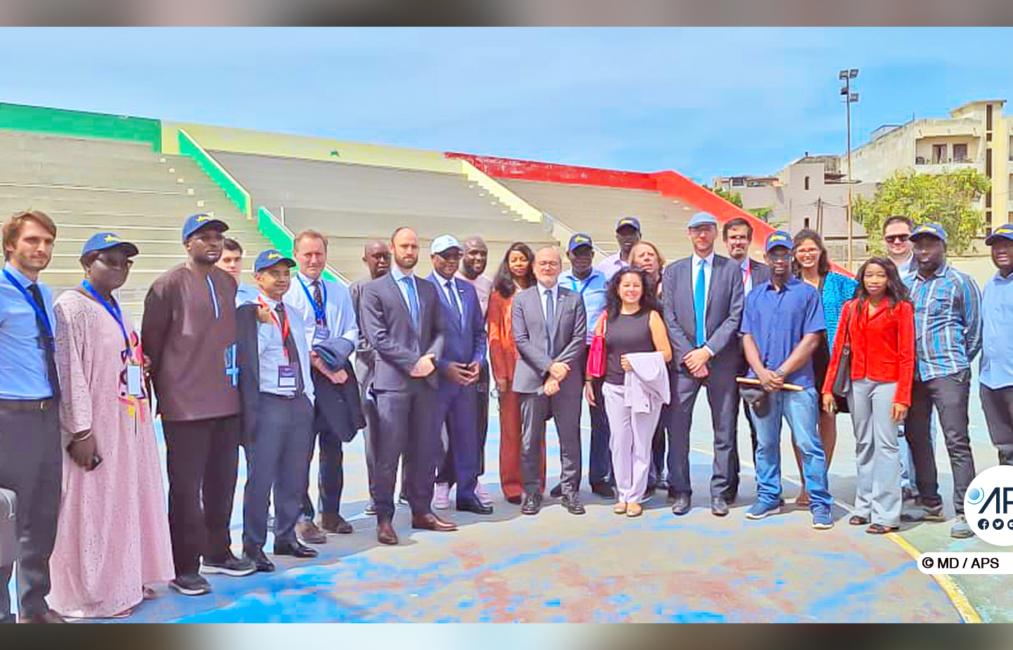 JOJ 2026 : une délégation française à Dakar pour s’enquérir de la réhabilitation du stade Iba-Mar-Diop