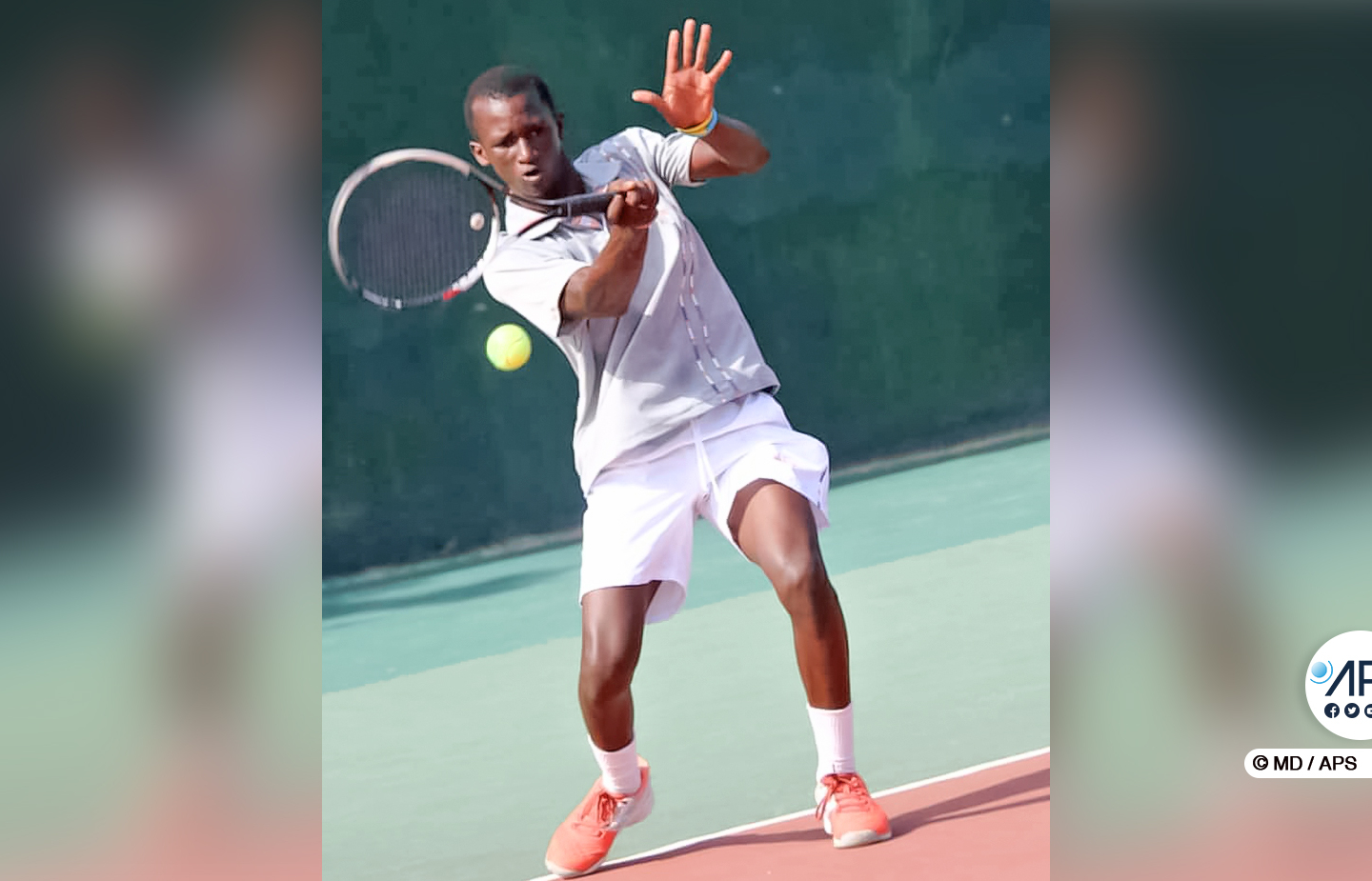 Tournoi international de tennis junior : Moustapha Diop bat son adversaire australien en trois sets