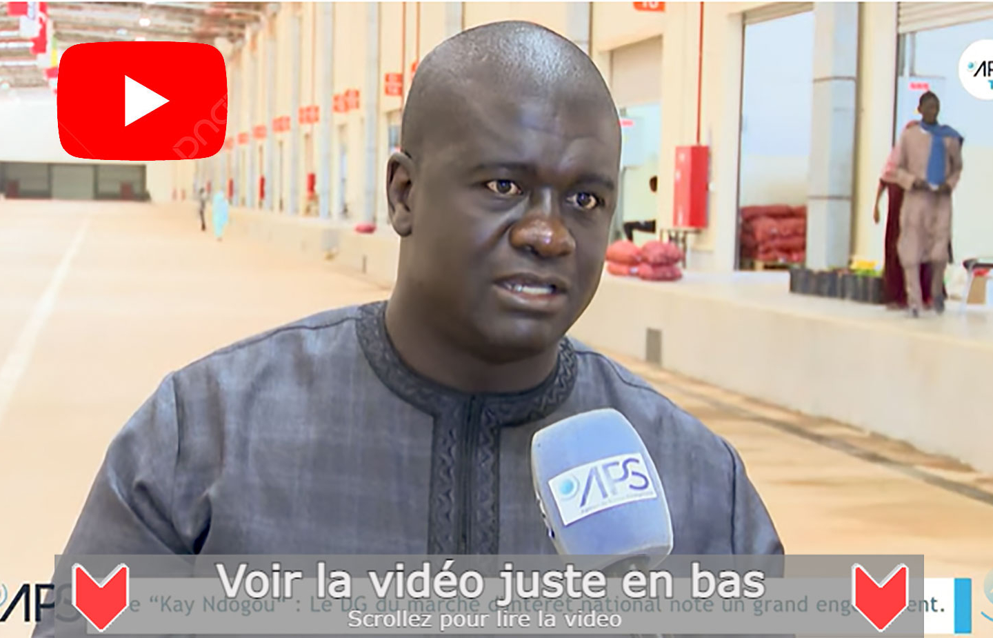 Foire “Kay Ndogou“ le DG du marché d’intérêt national note un grand engouement.