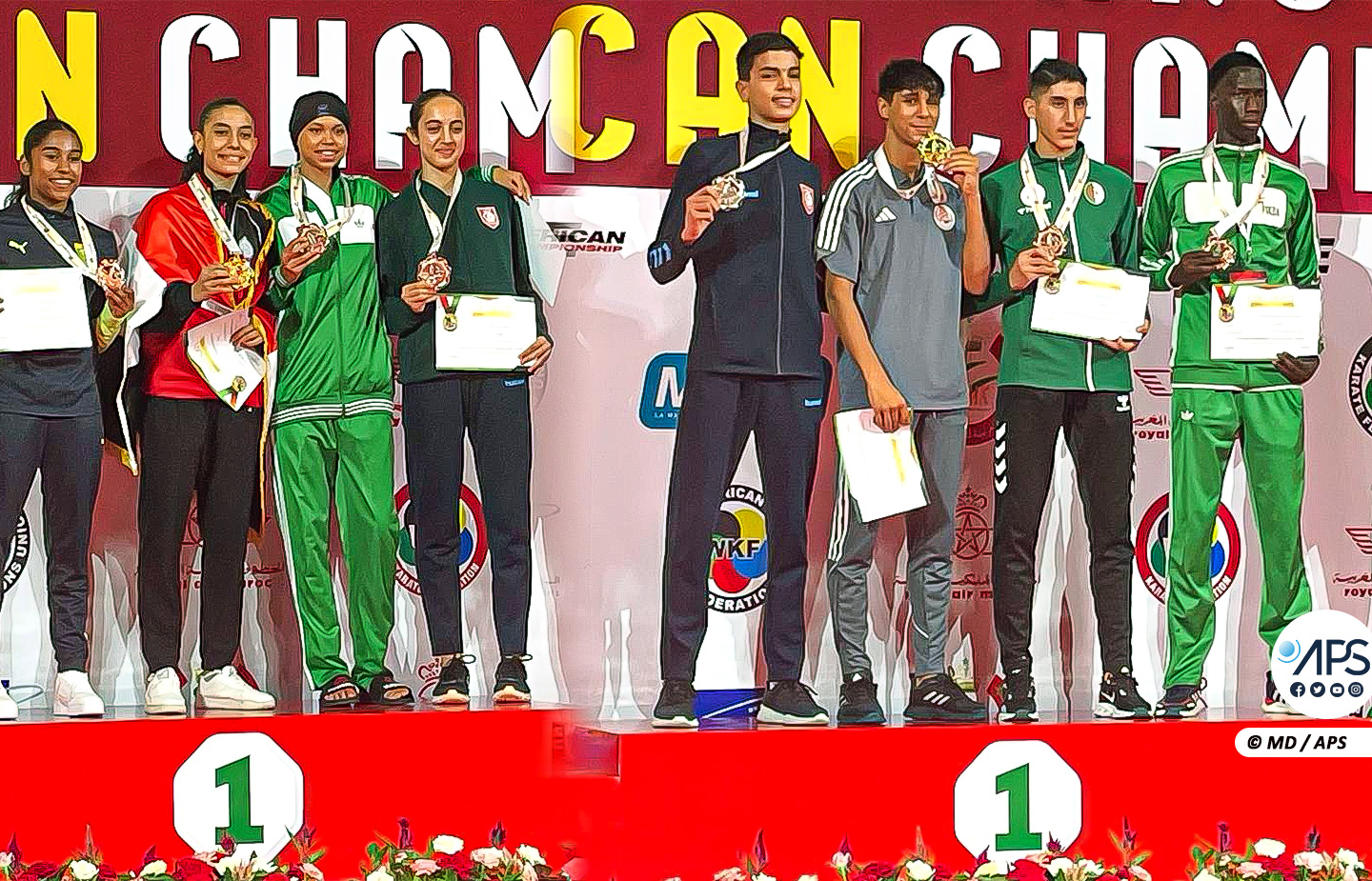 Championnat d’Afrique de karaté : De Han et Gaye décrochent le bronze en kumité 