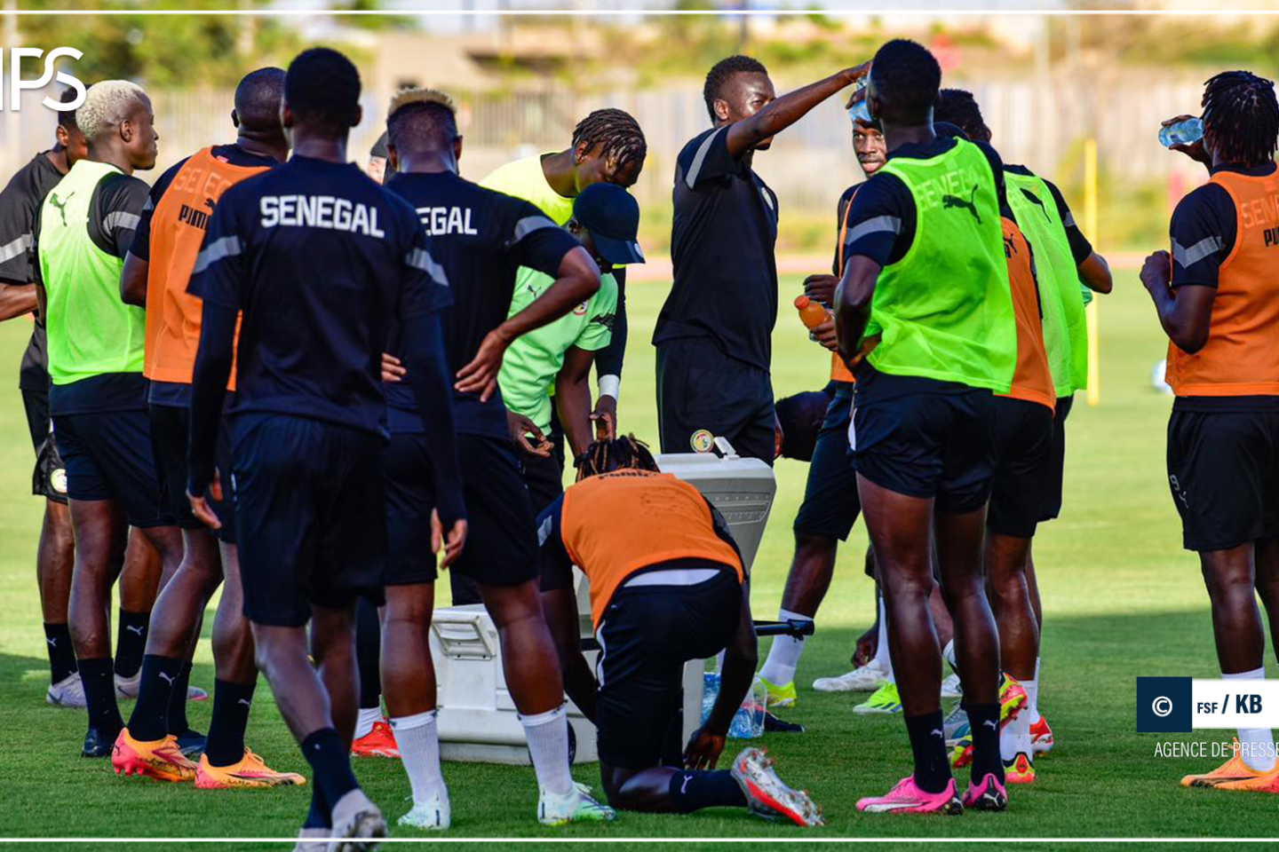 7e galop d’entrainement des Lions:  Nampalys ménagé, Lamine Camara et Habib Diarra manquent à l’appel