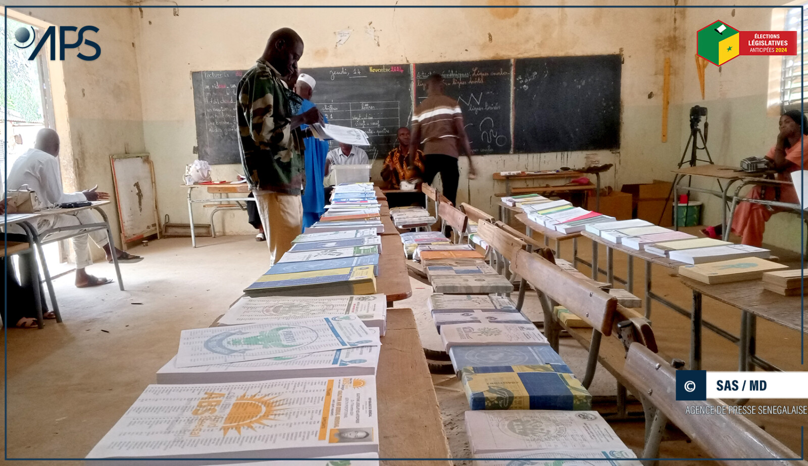 Timide démarrage du vote au centre Hamat Ba de Podor