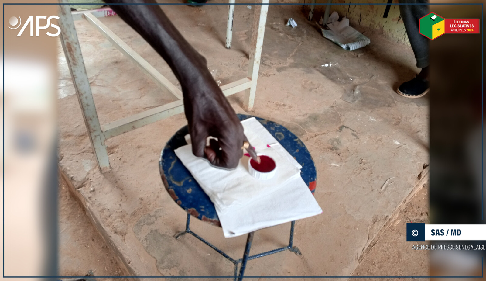 Léger retard dans le démarrage du vote au centre Ngalandou Diouf de Mermoz