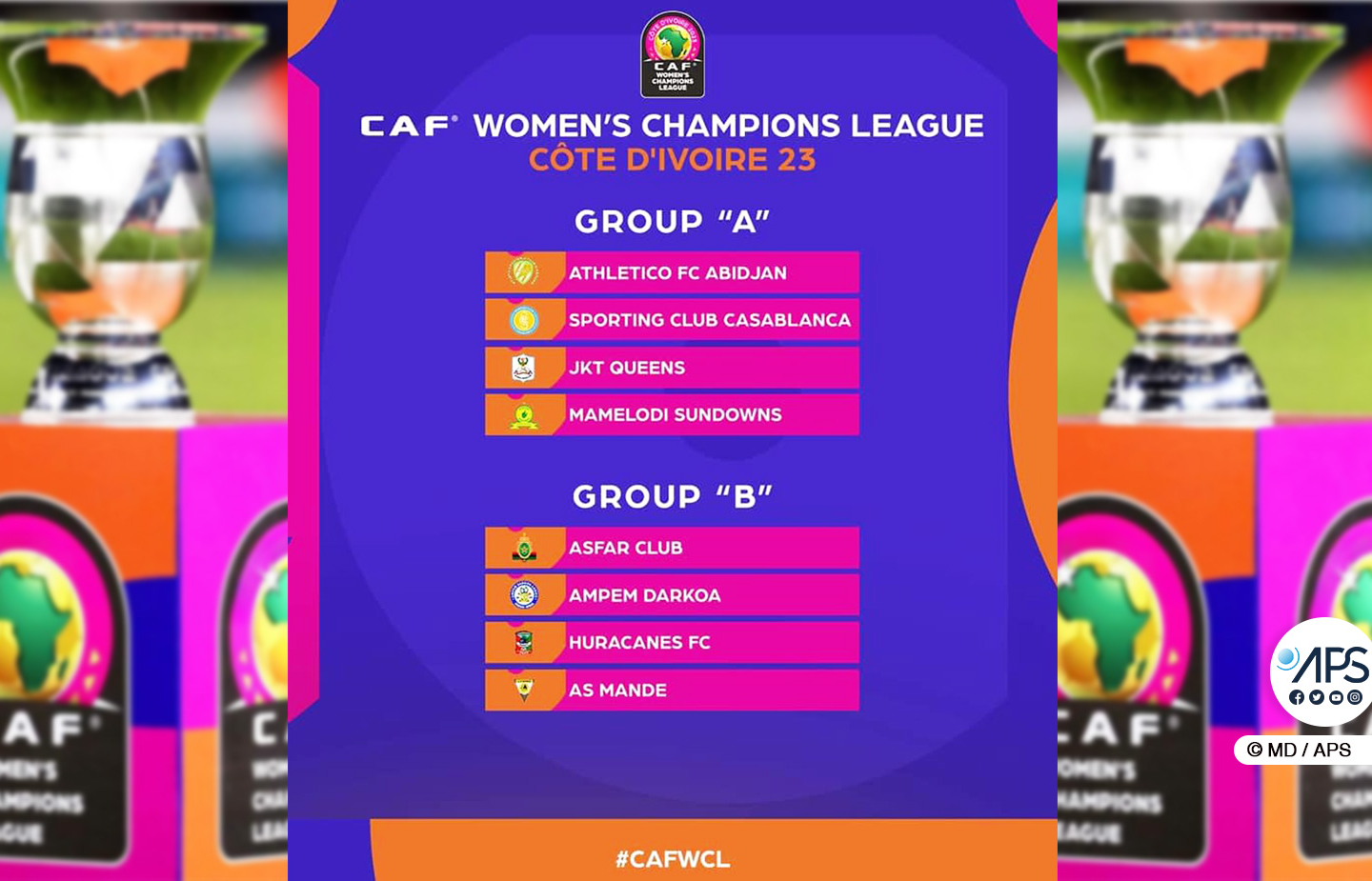 Ligue des champions féminine : l’AS Mandé dans la poule B