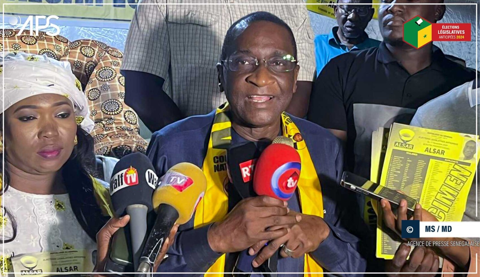 A Louga, Mamadou Racine Sy promet d'œuvrer pour une revalorisation des pensions de retraite