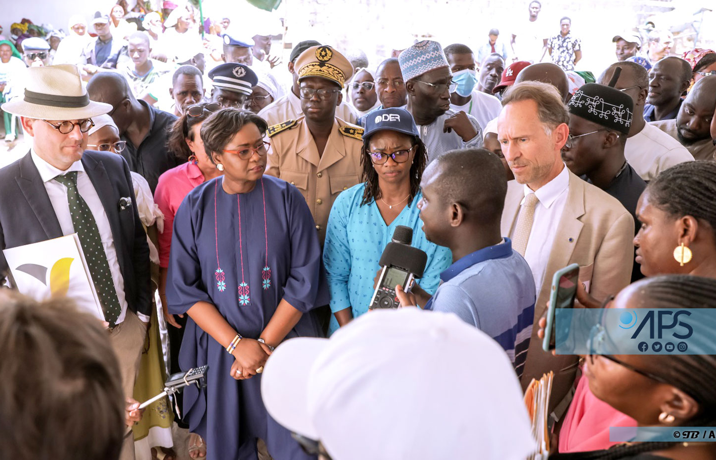 Kaolack : Oulimata Sarr visite des réalisations de Global Gateway