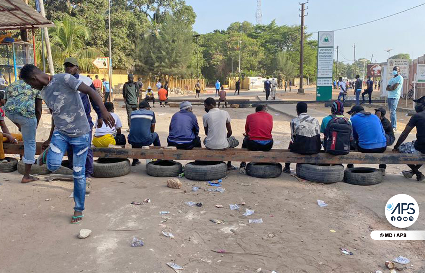 Ziguinchor : une présence massive de militants de Pastef-Les patriotes devant le domicile d’Ousmane Sonko