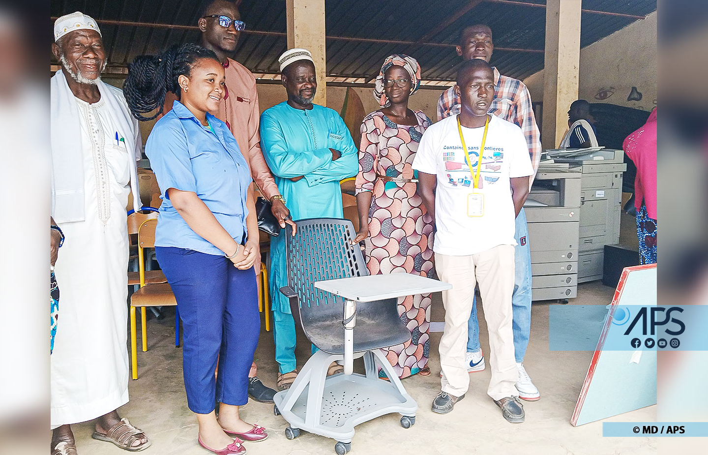 Tambacounda : un lot de matériels didactiques et de mobiliers de bureau octroyés aux établissements scolaires de Tambacounda