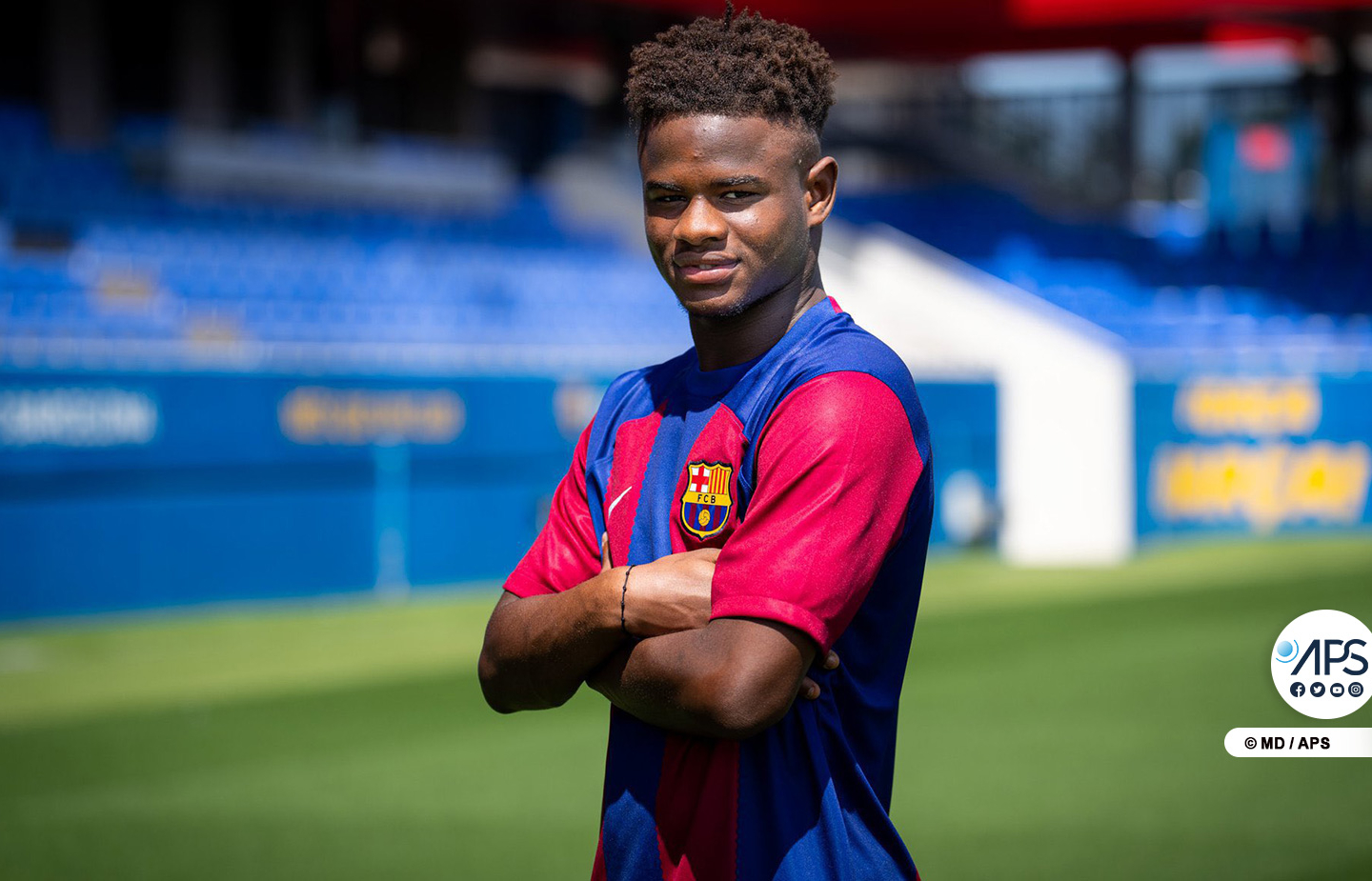 Le FC Barcelone officialise la venue de Mikayil Faye, transfuge du NK Kustosija Zagreb