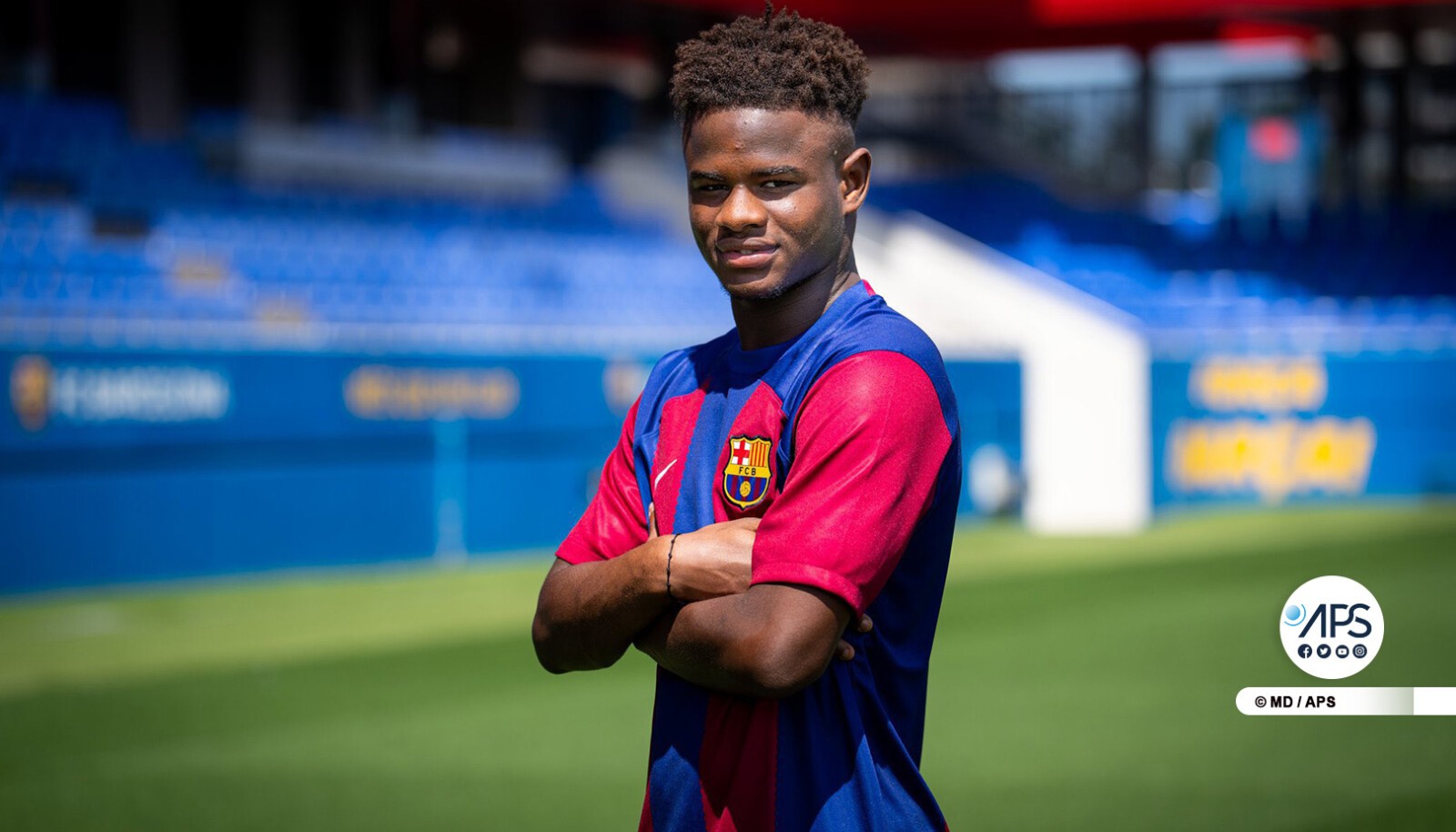 Le FC Barcelone officialise la venue de Mikayil Faye, transfuge du NK Kustosija Zagreb