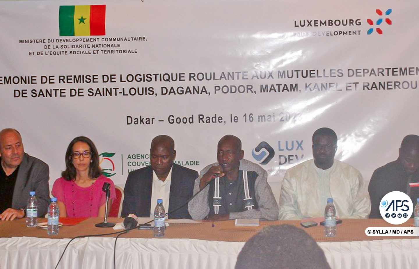 Six mutuelles départementales équipées en logistique roulante
