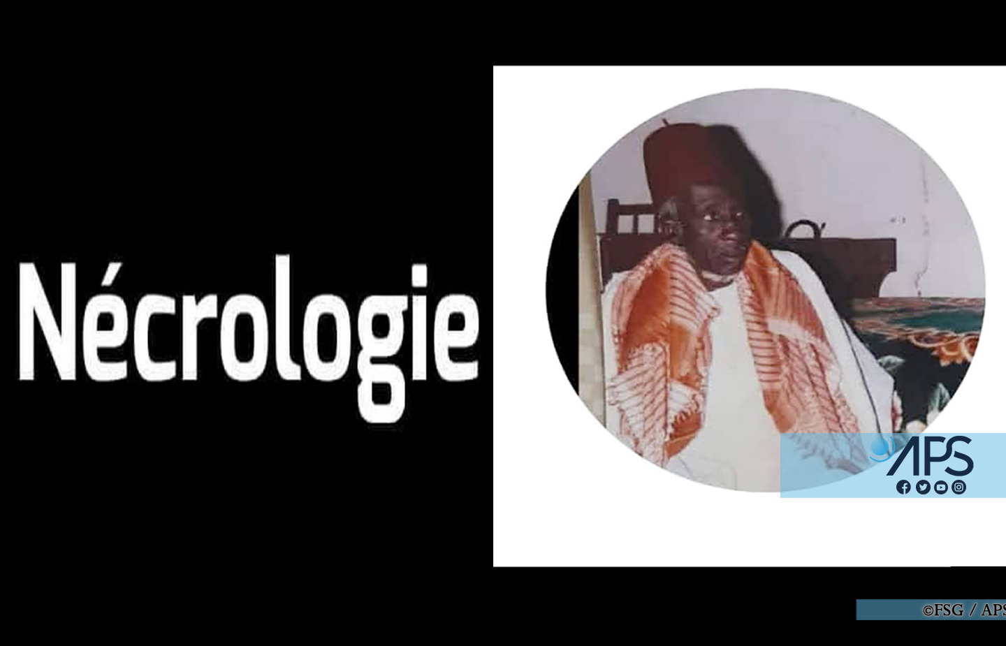 Kaffrine : décès du khalife général de Ndjigui à l’âge de 90 ans