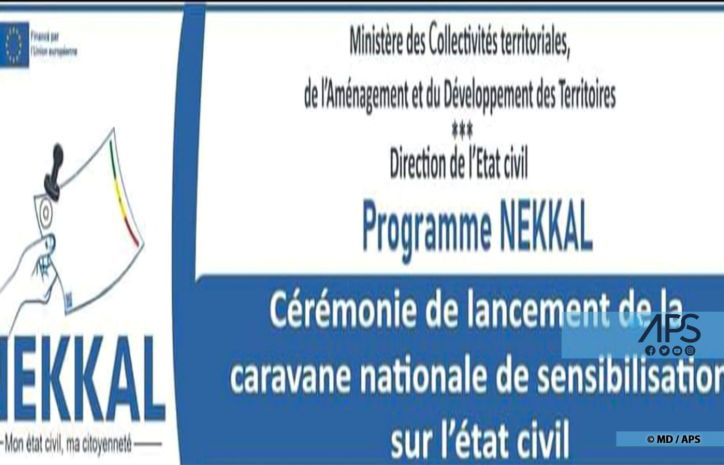 Programme Nekkal : deux centres d’Etat-civil en construction dans la commune de Bokki Diawé