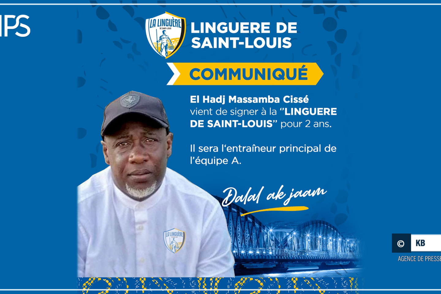 El Hadj Massamba Cissé, nouvel entraineur de la Linguère de Saint-Louis