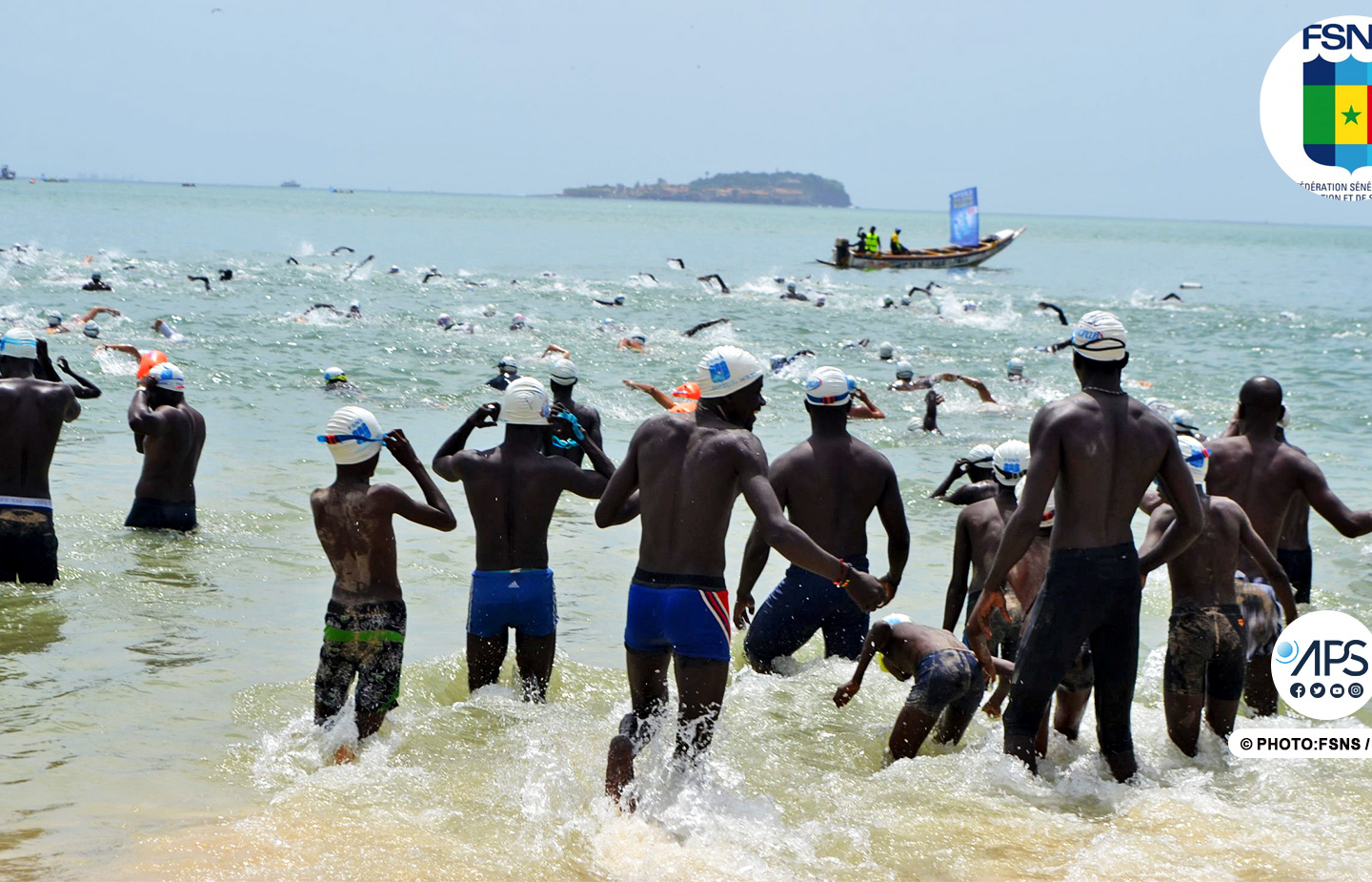 La Fédération de natation organise une course en eau libre à la plage d’Anse Bernard, samedi