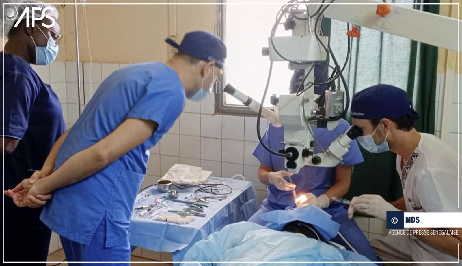 Des ophtalmologues sénégalais formés à la phacoémulsification, une nouvelle technique d'opération de la cataracte