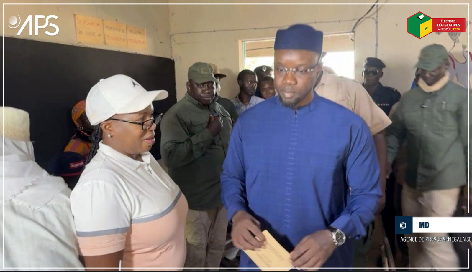 Ziguinchor : Ousmane Sonko a voté à l'ouverture des bureaux