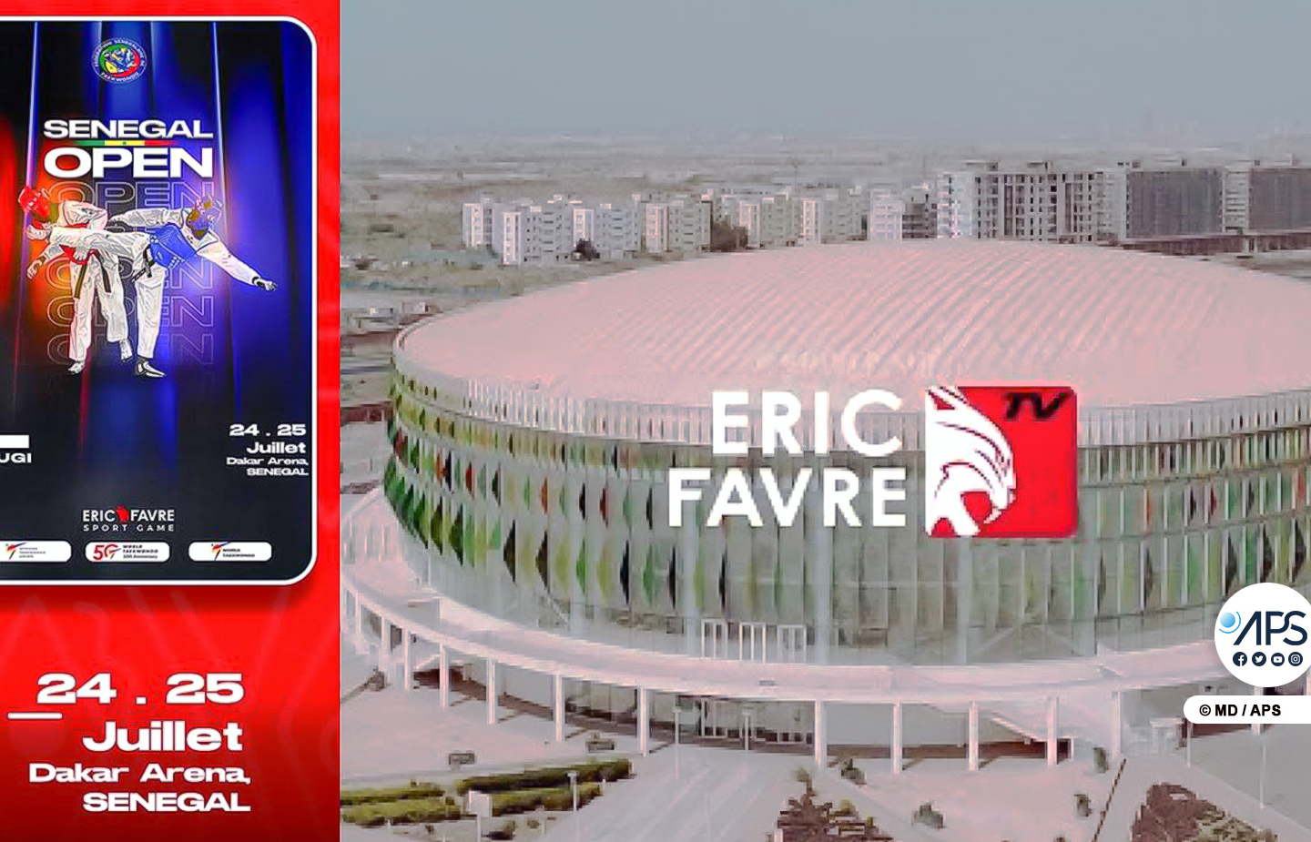 Dakar Arena abrite depuis lundi les championnats du monde de Taekwondo