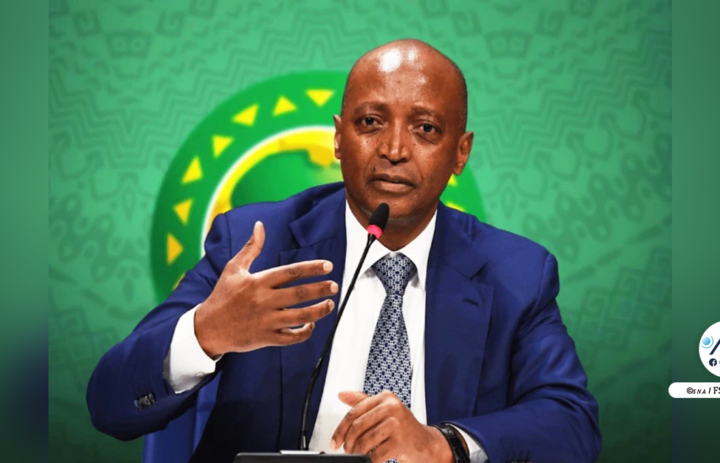 Le président de la CAF va s’exprimer sur le football africain, jeudi