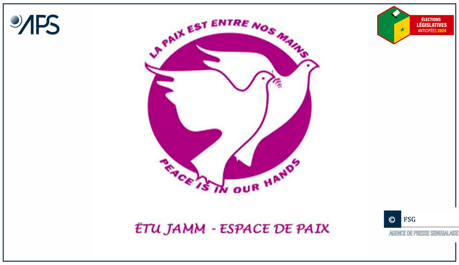 La Plateforme Ëttu jàmm invite à ''l’apaisement dans les discours''