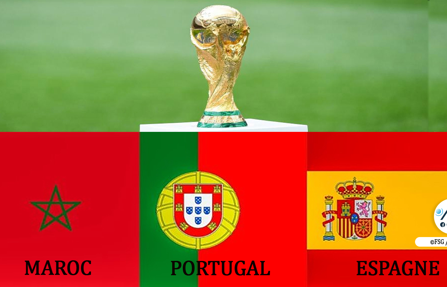 Le trio Maroc-Portugal-Espagne va organiser la coupe du monde 2030 (FIFA)