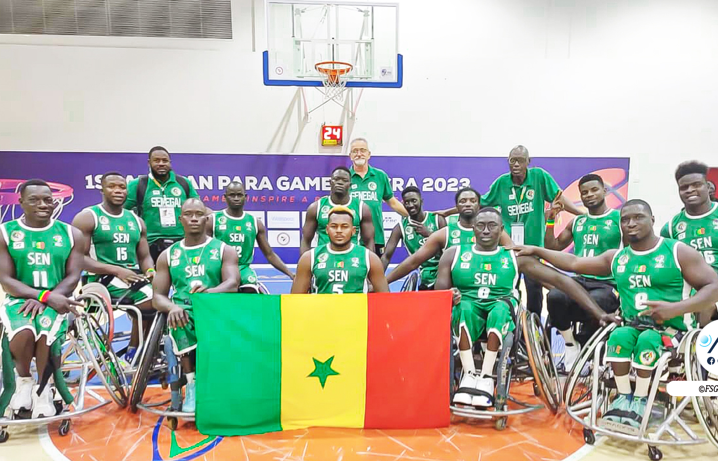 Jeux paralympiques d’Accra : les Lions décrochent la médaille de bronze