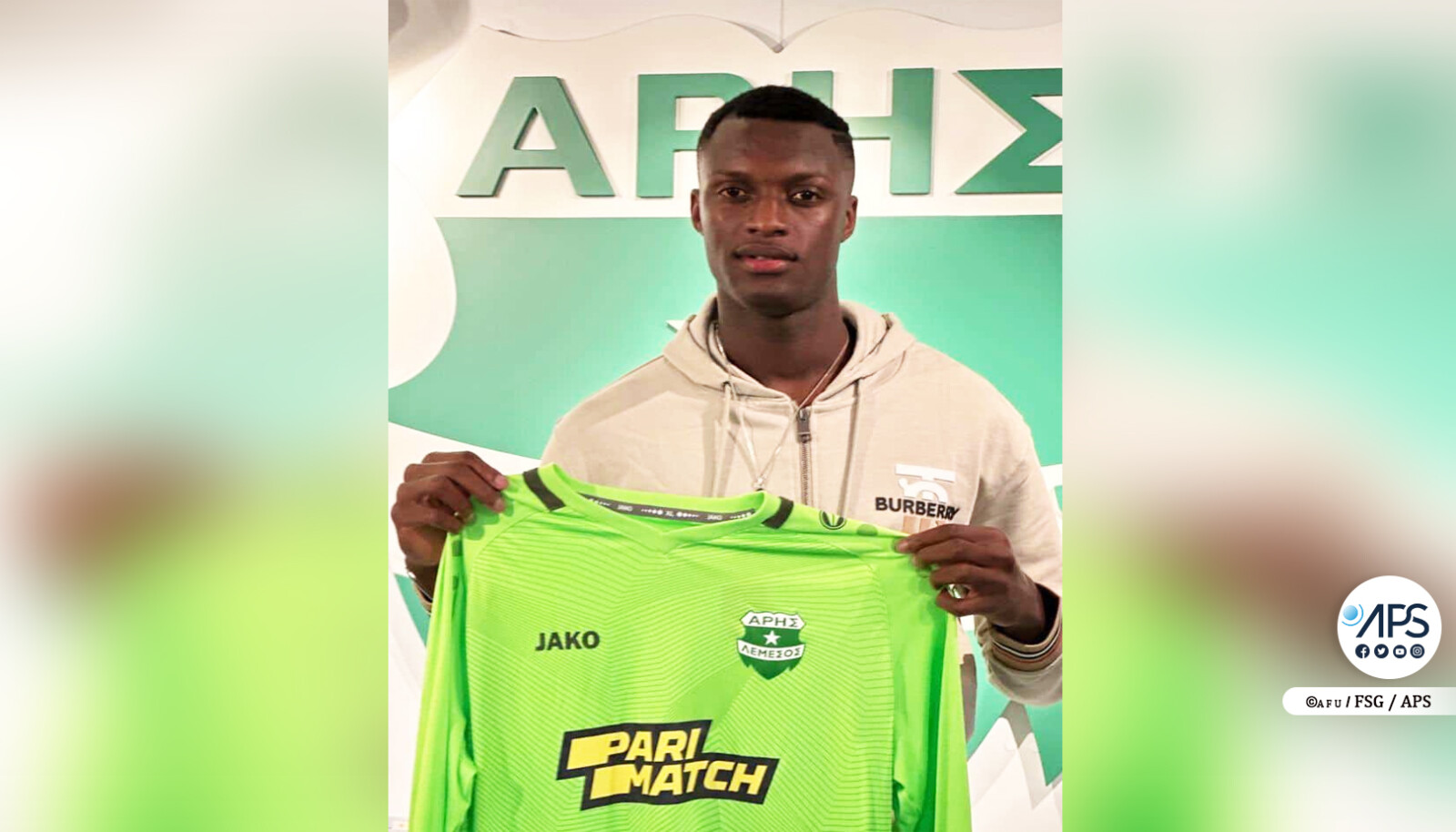 Landing Badji présenté par Aris Limassol FC