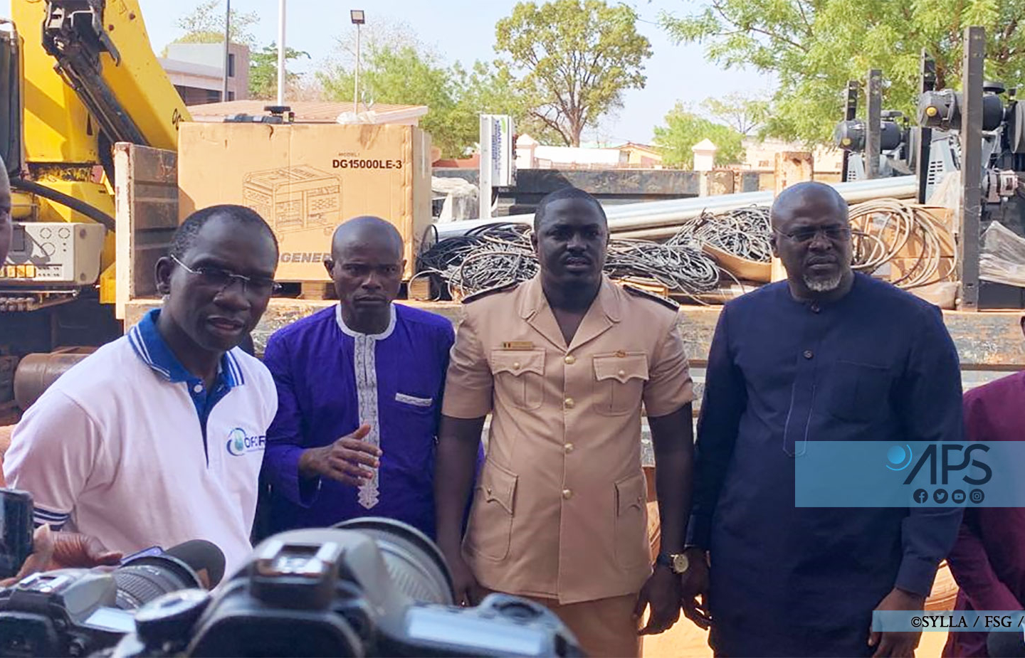 Kédougou : réception de sept pompes et quatre groupes électrogènes