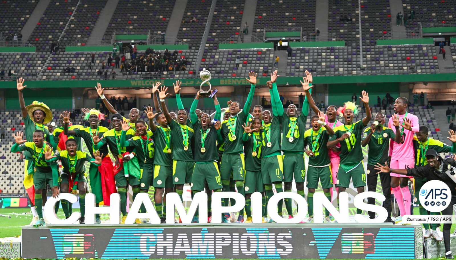Sacre à la CAN U17 : une prime spéciale de 10 millions FCFA aux vainqueurs